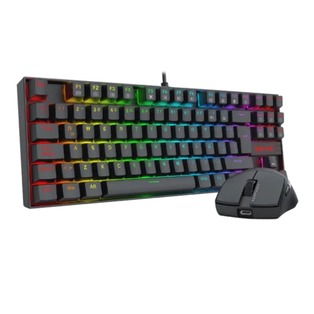 Teclado | Redragon Kumara S145 | mecánico TKL RGB con mouse King M724
