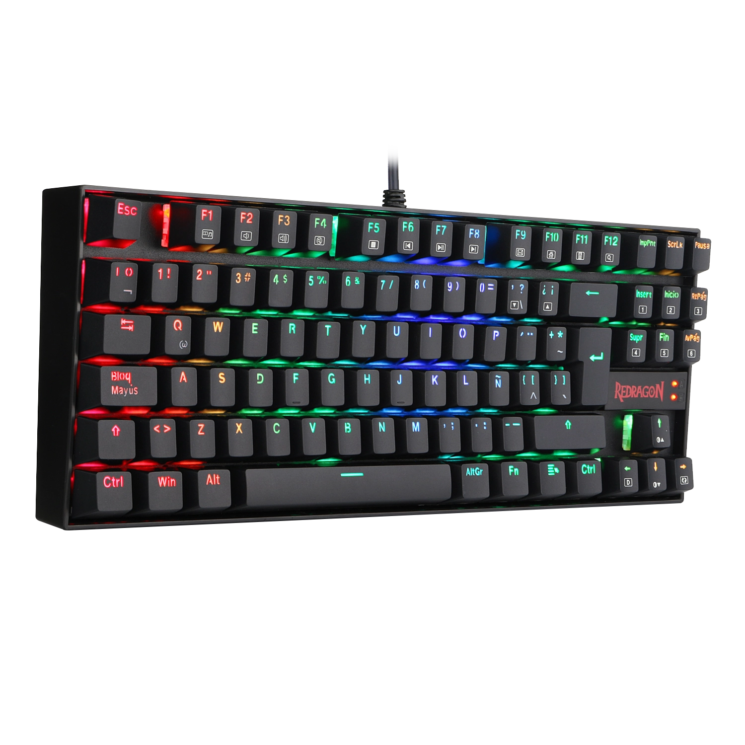 Teclado | Redragon | Kumara K552RGB | mecánico TKL RGB hot swap - 2 Teclado | Redragon | Kumara K552RGB | mecánico TKL RGB hot swap