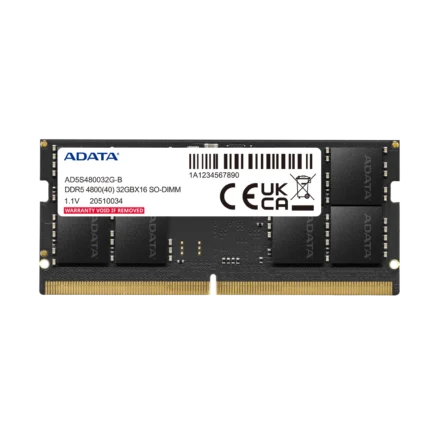 Memoria RAM Notebook | ADATA | AD5S480016G-S | 16GB DDR5 4800MHz SO-DIMM