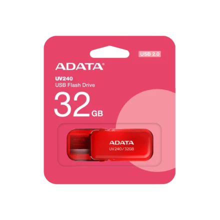 Pen Drive ADATA UV240 32GB USB 2.0 RED