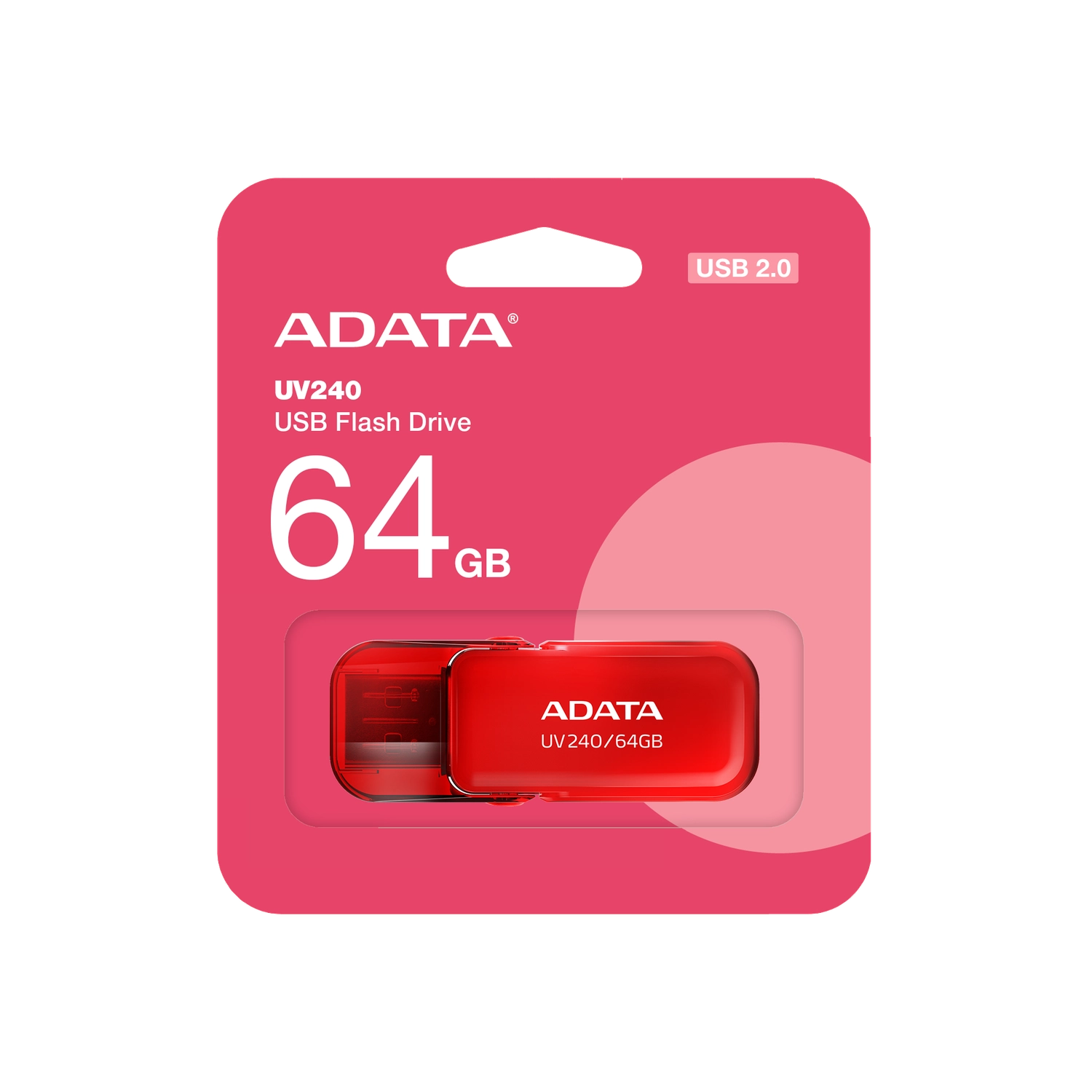 Pendrive | ADATA | UV240 AUV240-64G-RRD | 64GB USB 2.0 Rojo - 3 Pendrive | ADATA | UV240 AUV240-64G-RRD | 64GB USB 2.0 Rojo