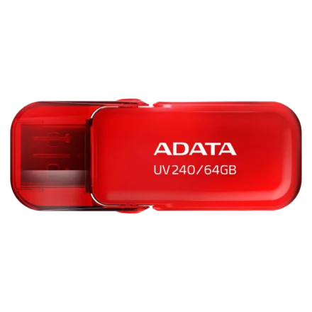 Pendrive | ADATA | UV240 AUV240-64G-RRD | 64GB USB 2.0 Rojo