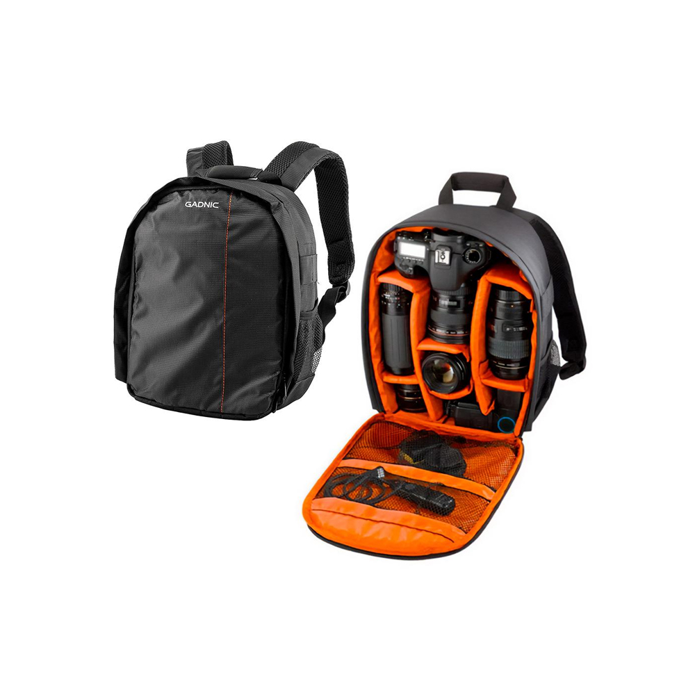 mochila | gadnic | mcam164 para cámara | impermeable con divisiones mochila | gadnic | mcam164 para cámara | impermeable con divisiones