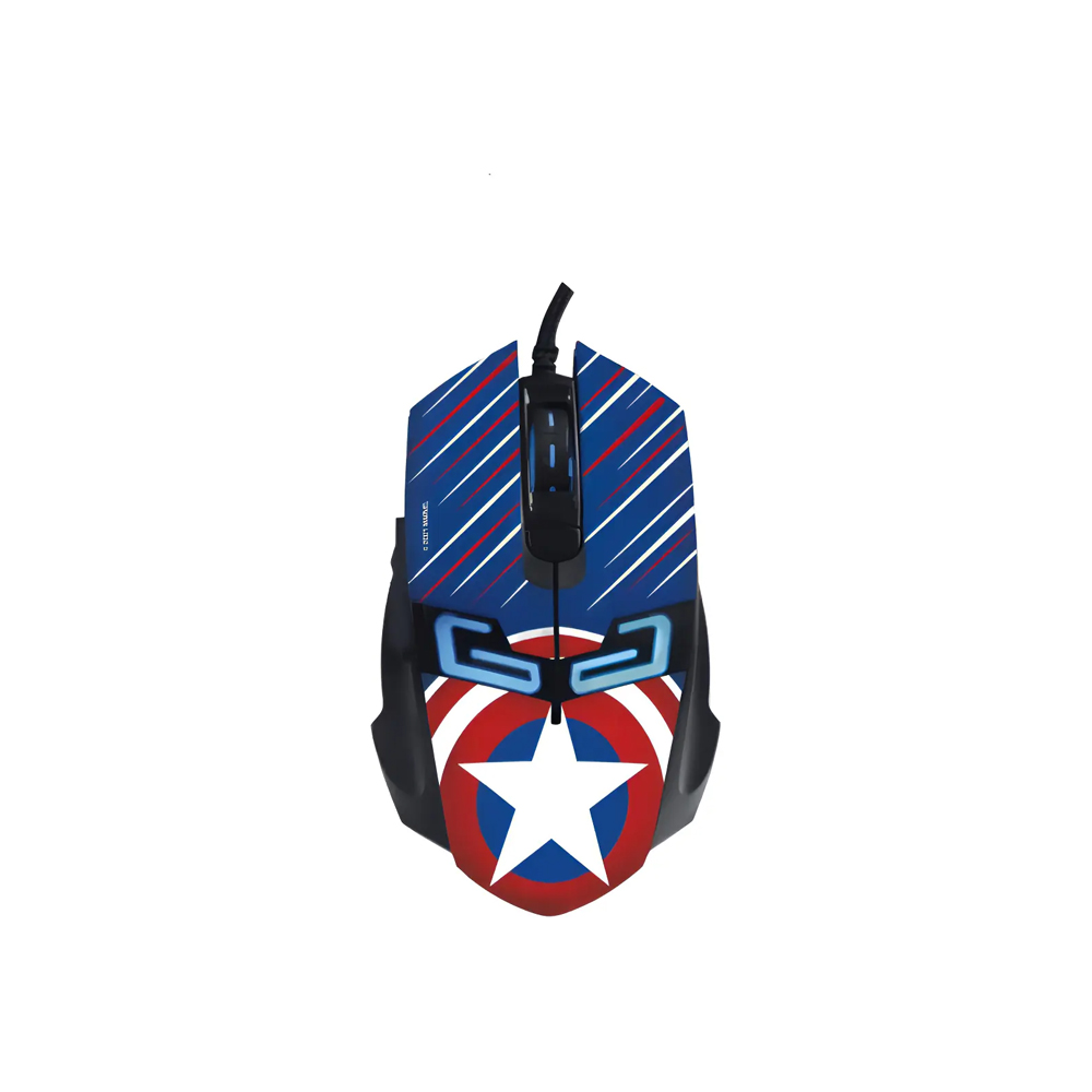 mouse gamer | aliver dmo 0502 captain america | 7 led | 3200 dpi | usb mouse gamer | aliver dmo 0502 captain america | 7 led | 3200 dpi | usb