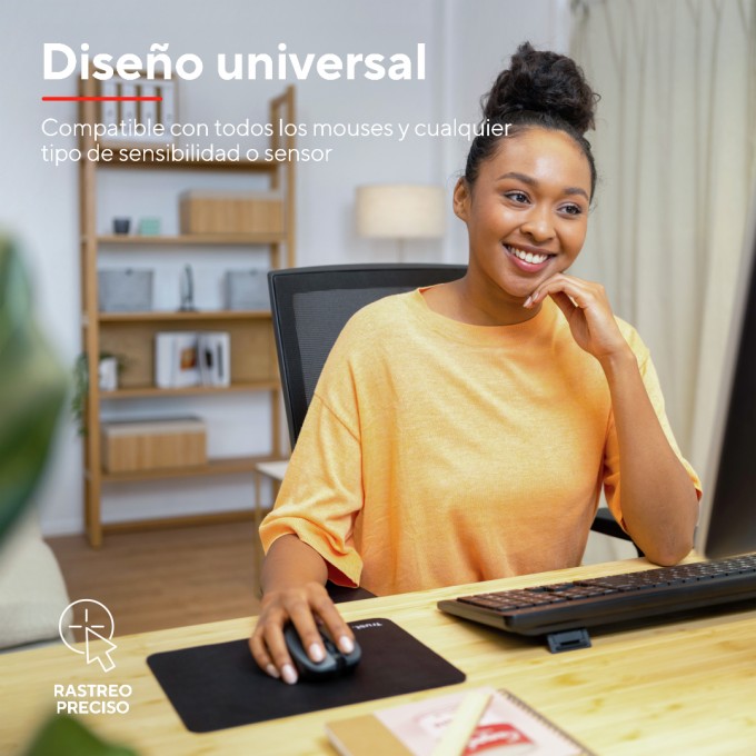 Mouse Pad | Trust | M | superficie optimizada y base antideslizante - 3 Mouse Pad | Trust | M | superficie optimizada y base antideslizante