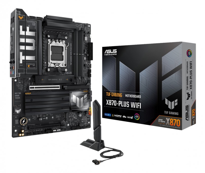 Motherboard | ASUS | TUF GAMING X870-PLUS WIFI | AM5 ATX Wi‑Fi 7 Motherboard | ASUS | TUF GAMING X870-PLUS WIFI | AM5 ATX Wi‑Fi 7
