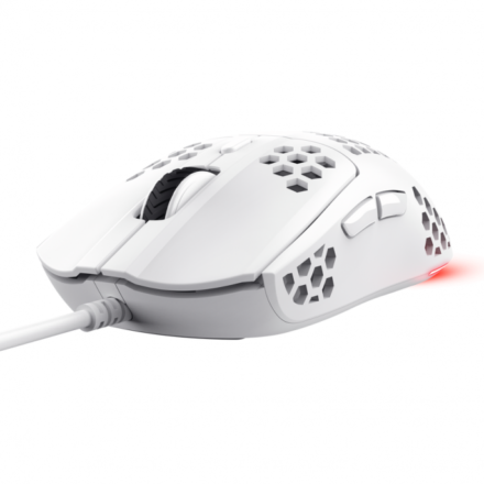 Mouse | Trust | Helox GXT 928W | 65 g, 6400 DPI, RGB y 6 botones