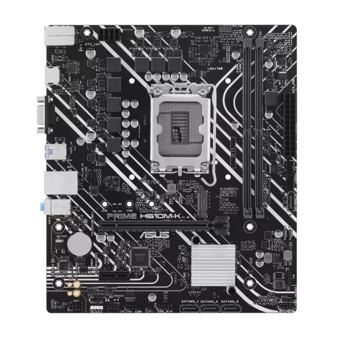 Motherboard | ASUS | PRIME H610M-K | LGA1700 DDR5 micro-ATX M.2 - 2 Motherboard | ASUS | PRIME H610M-K | LGA1700 DDR5 micro-ATX M.2