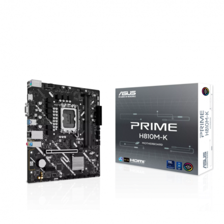 Motherboard | ASUS | PRIME H810M-K | LGA1851 DDR5 micro-ATX HDMI