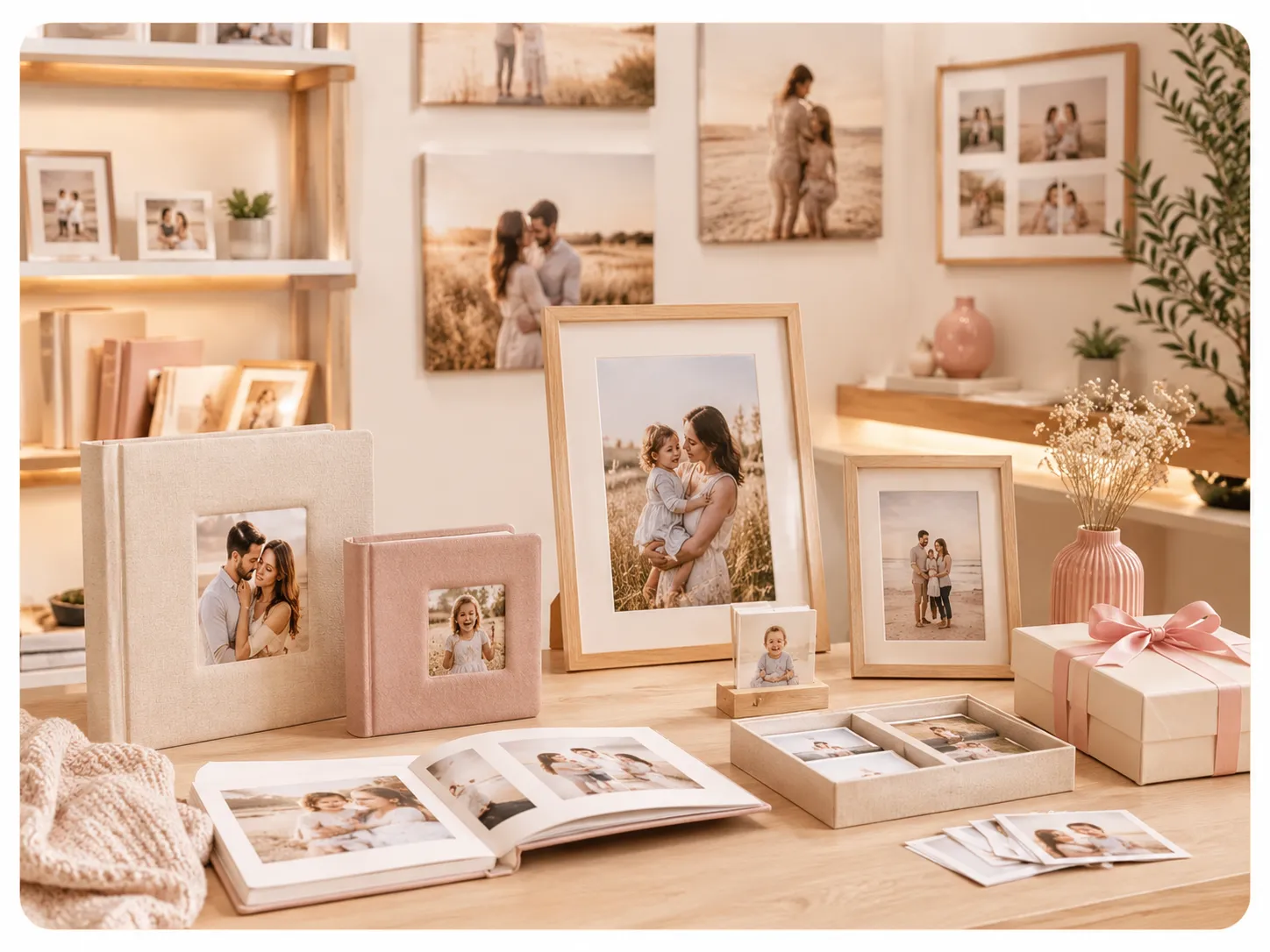 Álbumes portarretratos cuadros y decoración fotográfica en Fotopoint Córdoba