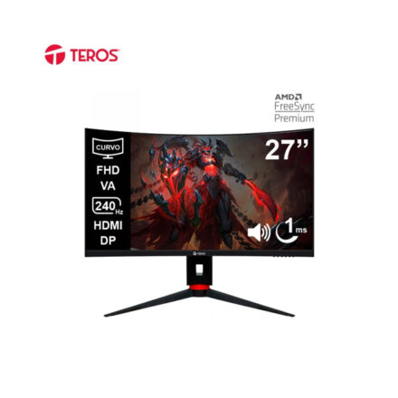Monitor Gamer | Teros TE-2764G | 27" Curvo FHD 240Hz 1ms