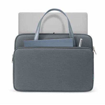 Maletín | Tomtoc | Versatile-A11 | Notebook 14″ Gris Acolchado A11D3G1