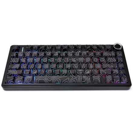 Teclado Mecánico | AULA | F75 | 75% Inalámbrico RGB Star Vector Black Contour