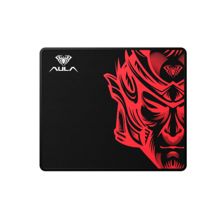 Mousepad Gamer | AULA | MP-W | Small Speed 259x207mm Negro Rojo Antideslizante