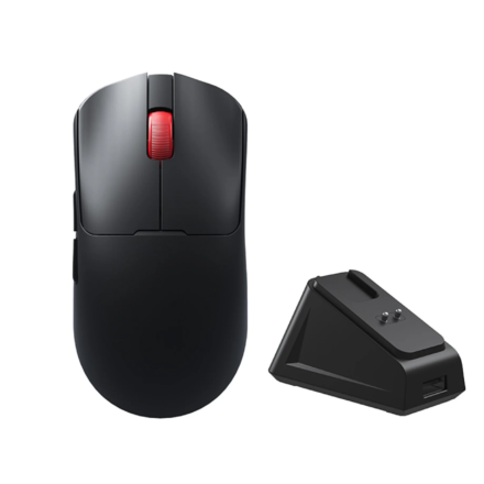 Mouse Gamer | AULA | SC380 Pro | Inalámbrico 12000 DPI Base de Carga Negro