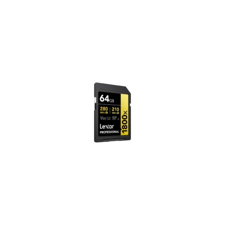 Tarjeta SDXC | Lexar | LSD1800064G-BNNNG | 64GB UHS-II V60 280/210MB/s