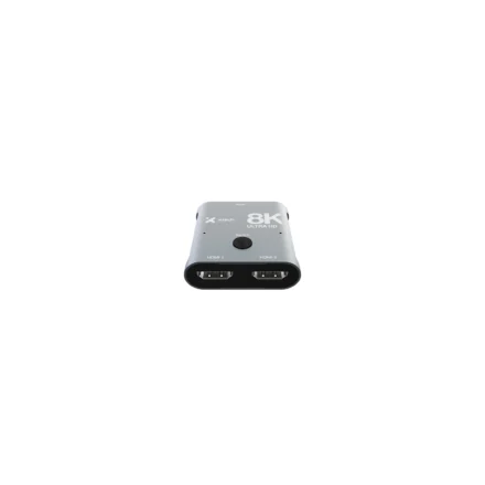 Switch HDMI | Xtech | XHA-440 | bidireccional 2 puertos HDMI 2.1 8K
