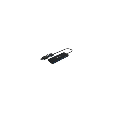 Hub USB 3.0 | Xtech | XTC-390 | 4 puertos, USB-A/USB-C, 5 Gbps