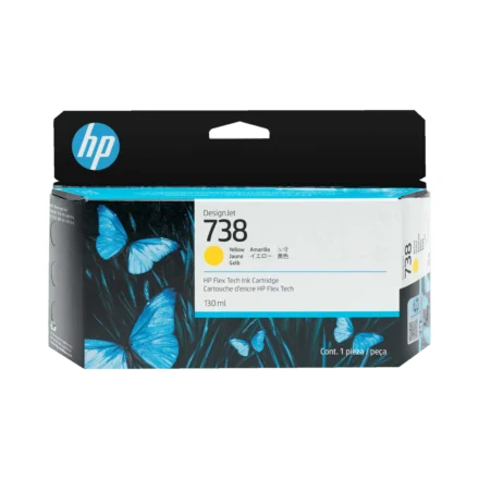 Cartucho de tinta | HP | DesignJet 738 Amarillo 300 ml | 676M8A