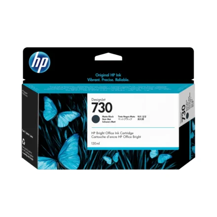 Cartucho de Tinta | HP | 730 P2V65A | Matte Black tinta pigmentada 130 ml