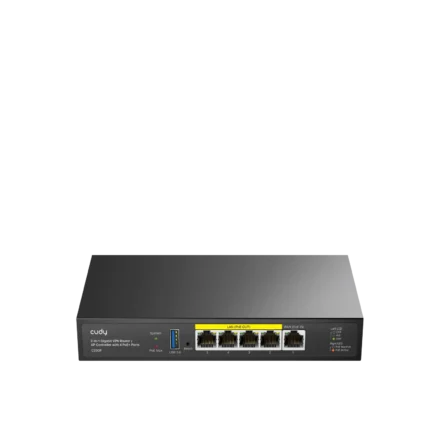 Router | Cudy | C200P 1.0 con 4 PoE+, VPN y gestión de 200 APs Router | Cudy | C200P 1.0 con 4 PoE+, VPN y gestión de 200 APs