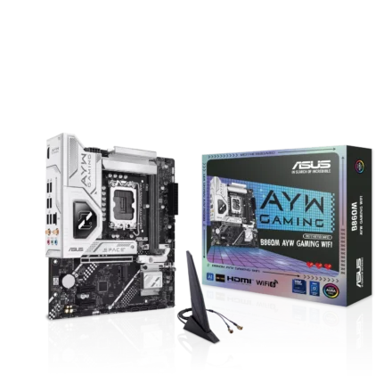 Motherboard | ASUS | B860M AYW GAMING WIFI | DDR5, Wi‑Fi 6, micro-ATX