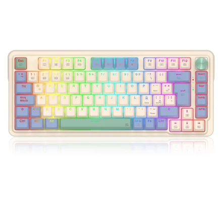Teclado | Redragon | Ucal Pro K673CPG-RGB-PRO-SP | 75%, RGB y Bluetooth