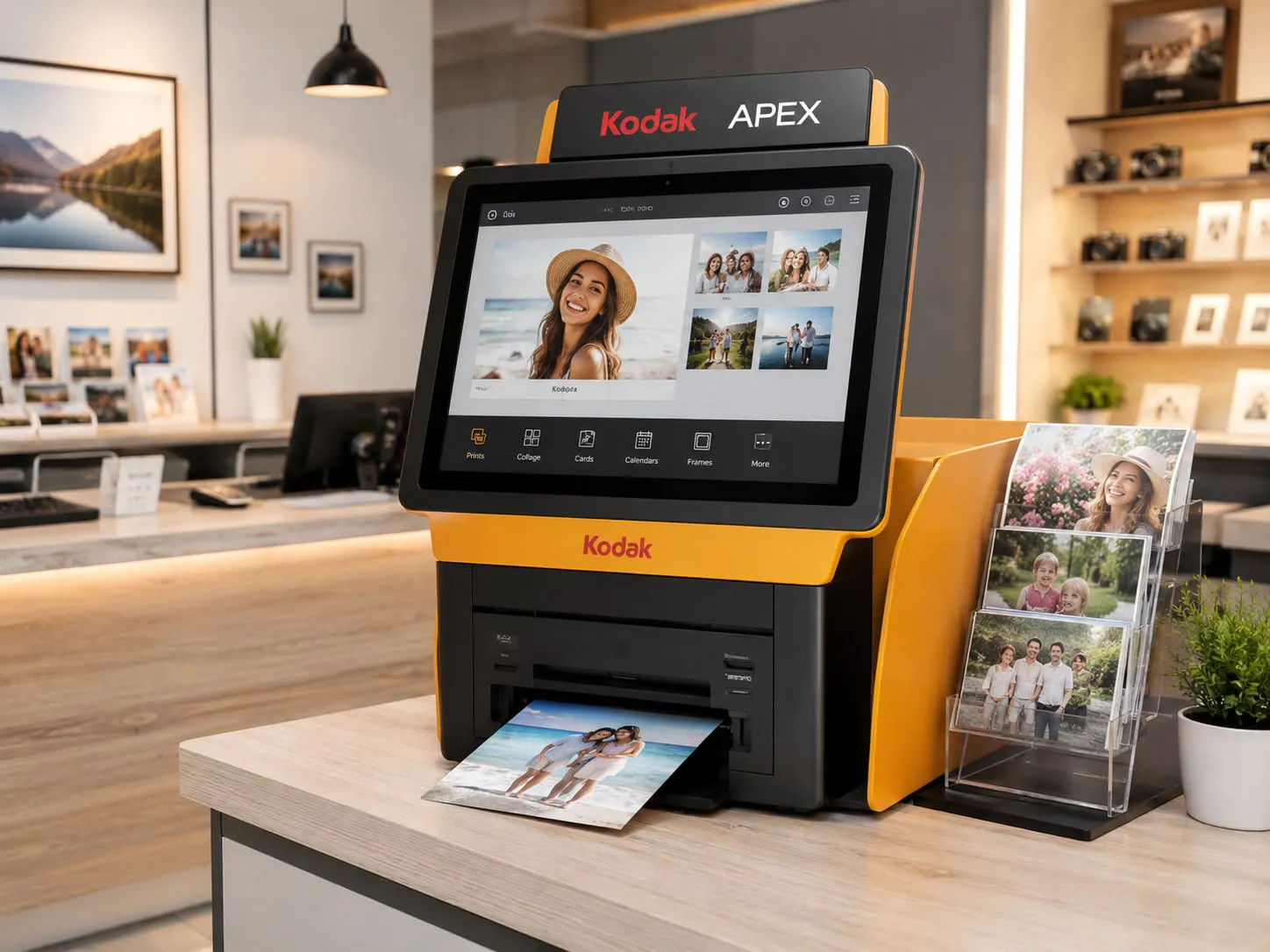 Kiosco Kodak APEX para impresión rápida de fotos en Córdoba