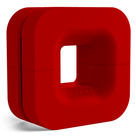 Soporte para auricular | NZXT | Puck Red | magnético y gestión de cables