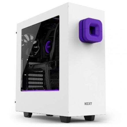 Soporte y organizador magnético | NZXT | Puck Purple | headsets y cables