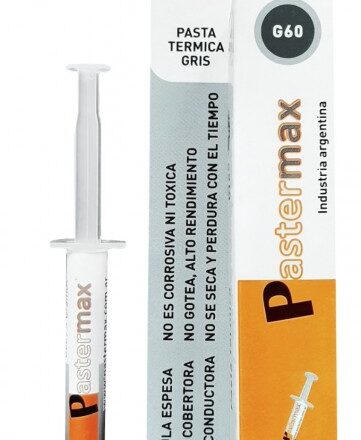 Pasta térmica | Pastermax | G60 | 4 g gris no conductiva para CPU y GPU