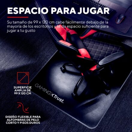 Alfombrilla para silla | Trust Gaming | GXT 715 Chair Mat | 99 x 120 cm