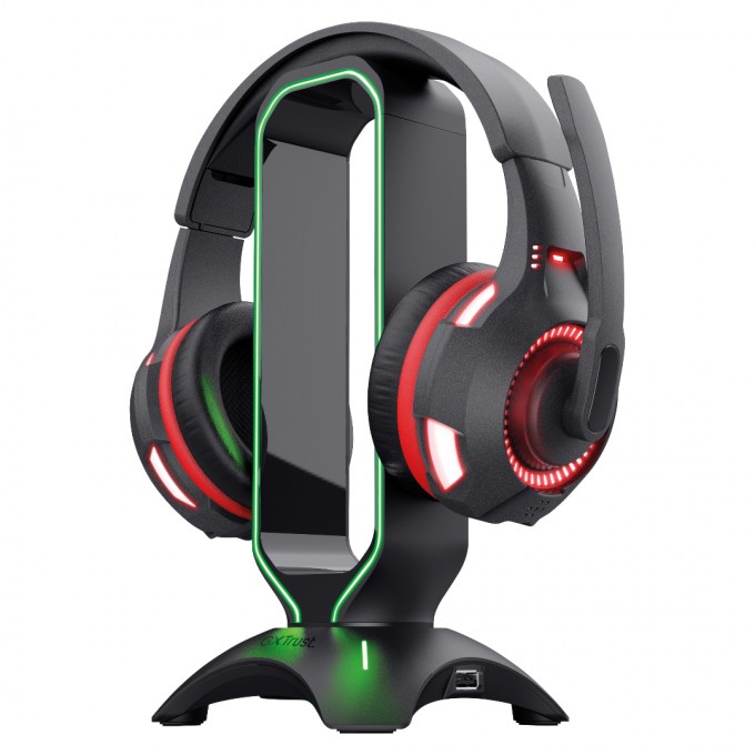 Soporte para auriculares RGB | Trust | GXT 265 | 2 USB 2.0 y cable 150 cm - 4 Soporte para auriculares RGB | Trust | GXT 265 | 2 USB 2.0 y cable 150 cm