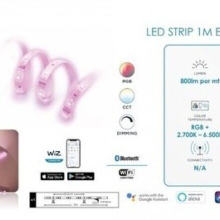 Cable de extensión LED inteligente | Wiz | 929002532112 | 1 m Wi-Fi 800 lm