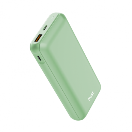 Powerbank | Trust | Redoh Fast 20.000mAh | PD 20W, 3 USB, color verde