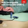 Pilas recargables AA | Trust | 25584 | USB-C, pack x2, carga en 2 horas - 4 Pilas recargables AA | Trust | 25584 | USB-C, pack x2, carga en 2 horas