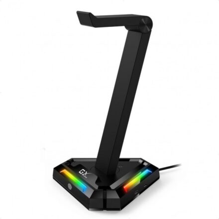 Auricular | Genius GX-UH100 | soporte RGB con hub USB 2.0 y 4 puertos Auricular | Genius GX-UH100 | soporte RGB con hub USB 2.0 y 4 puertos