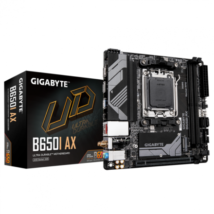 Motherboard | Gigabyte | B650I AX | AM5 DDR5 Wi‑Fi 6E Mini‑ITX