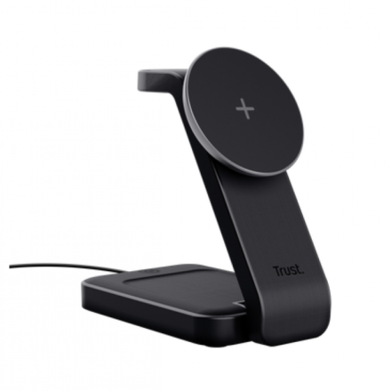 Cargador inalámbrico | Trust | Viro 3-in-1 | magnético Qi hasta 15W