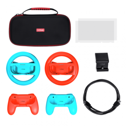 Pack de accesorios | Trust Gaming | GXT 1249 | 7 en 1 para Nintendo Switch