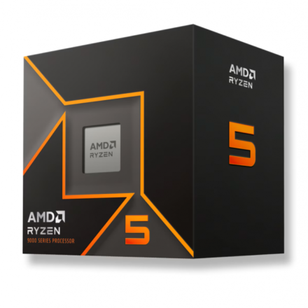 Procesador | AMD | Ryzen 5 9600 BOX | 6 núcleos, 12 hilos, AM5