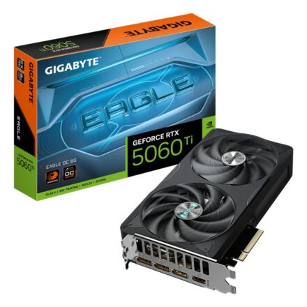 Placa de Video | Gigabyte | GeForce RTX 5060 Ti EAGLE OC 8G | 8GB GDDR7 Placa de Video | Gigabyte | GeForce RTX 5060 Ti EAGLE OC 8G | 8GB GDDR7