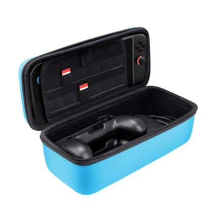 Hardcase XL | Trust | GXT1252B | Nintendo Switch 2 azul y 12 juegos