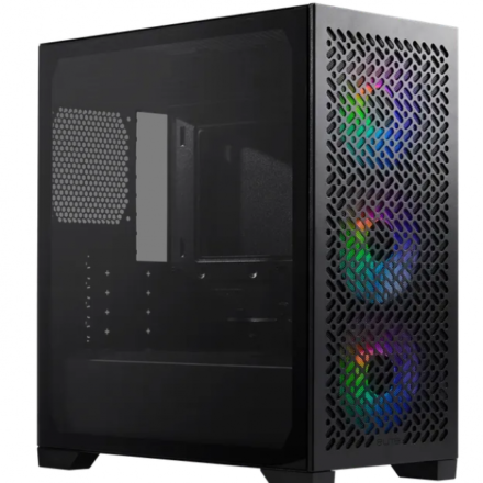 GABINETE COOLER MASTER ELITE 302 BLACK (3 Fans ARGB)