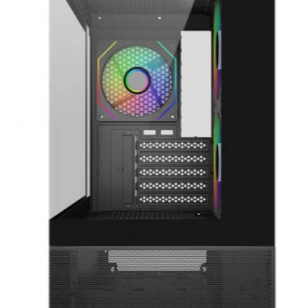 Gabinete | Cooler Master | Elite 490 Black | vidrio templado, ARGB y USB-C