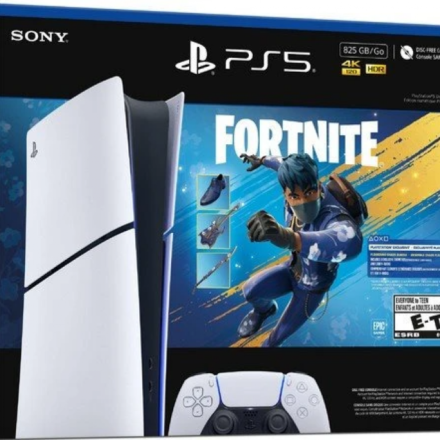 Consola | Sony PlayStation | PS5 Digital Edition Slim 825GB + Fortnite
