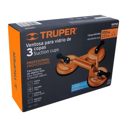 sopapa ventosa triple vidrio truper
