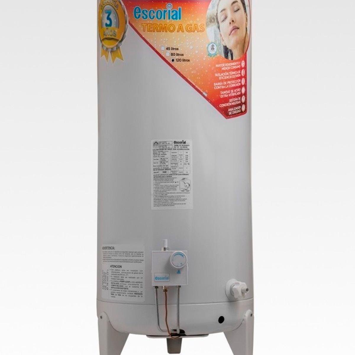 termotanque multigas 120l escorial 120lt de pie conex sup termotanque multigas 120l escorial 120lt de pie conex sup
