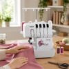 máquina de coser overlock brother 1534d 3 y 4 hilos