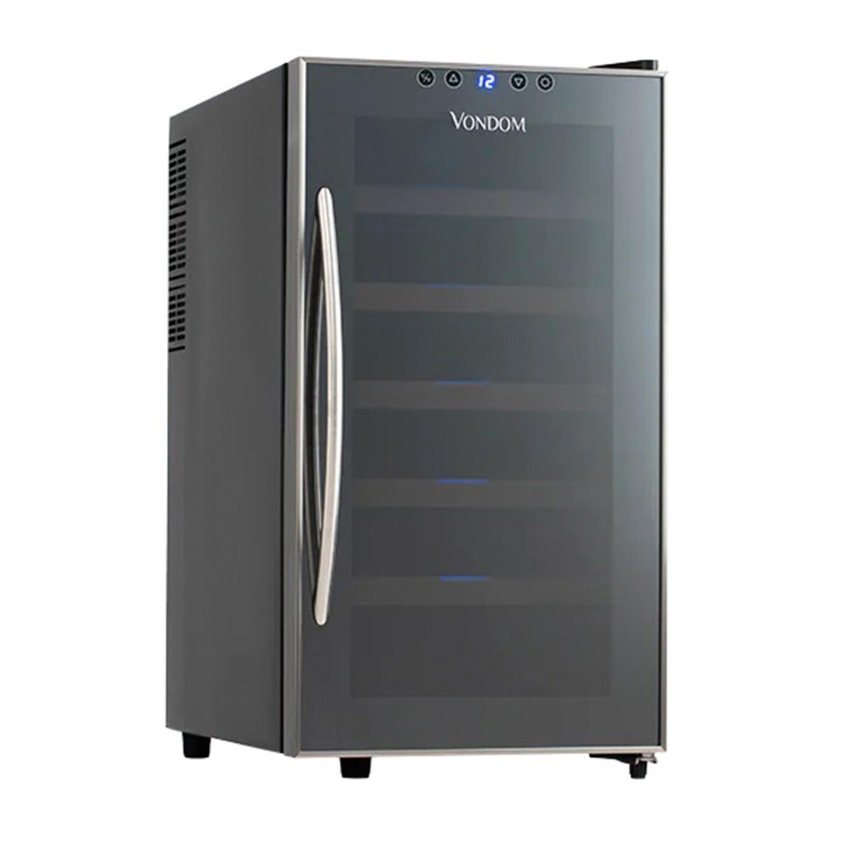 Cava de vinos termoeléctrica | Vondom | 18ST | 18 botellas, negro Cava de vinos termoeléctrica | Vondom | 18ST | 18 botellas, negro